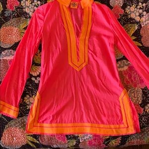 Tory Burch pink tunic